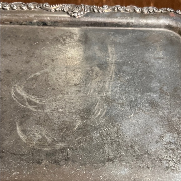 The ACME – Quadruple Plate – The Boston Co small silver plate vanity tray - Picture 6 of 9